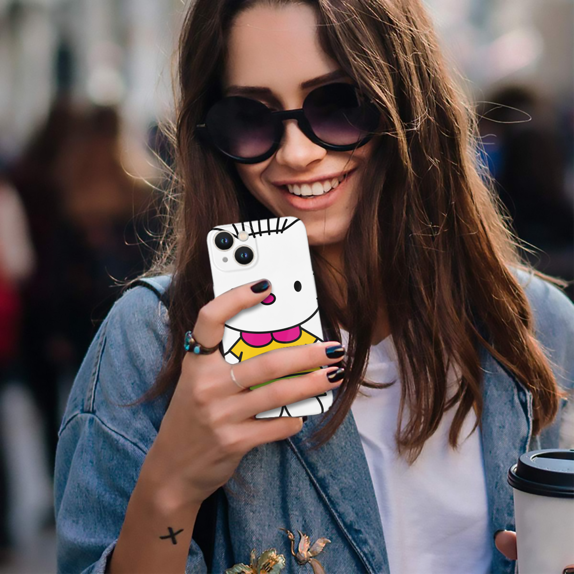 （画像用） Hello Kitty ハローキティ 【iPhone 14シリーズ対応】ハードケース